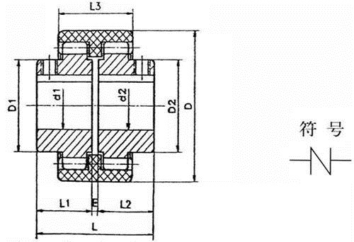 尼龙联轴器图纸